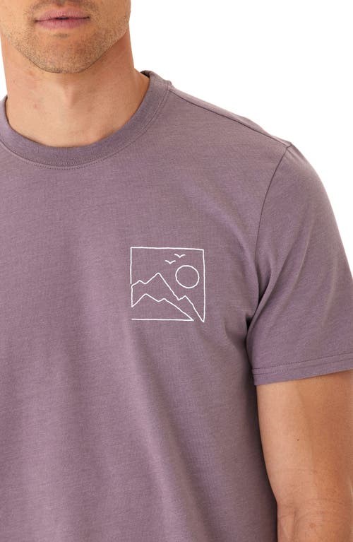 Threads 4 Thought Soft Wash Summit View Graphic T-shirt In Mauvedust