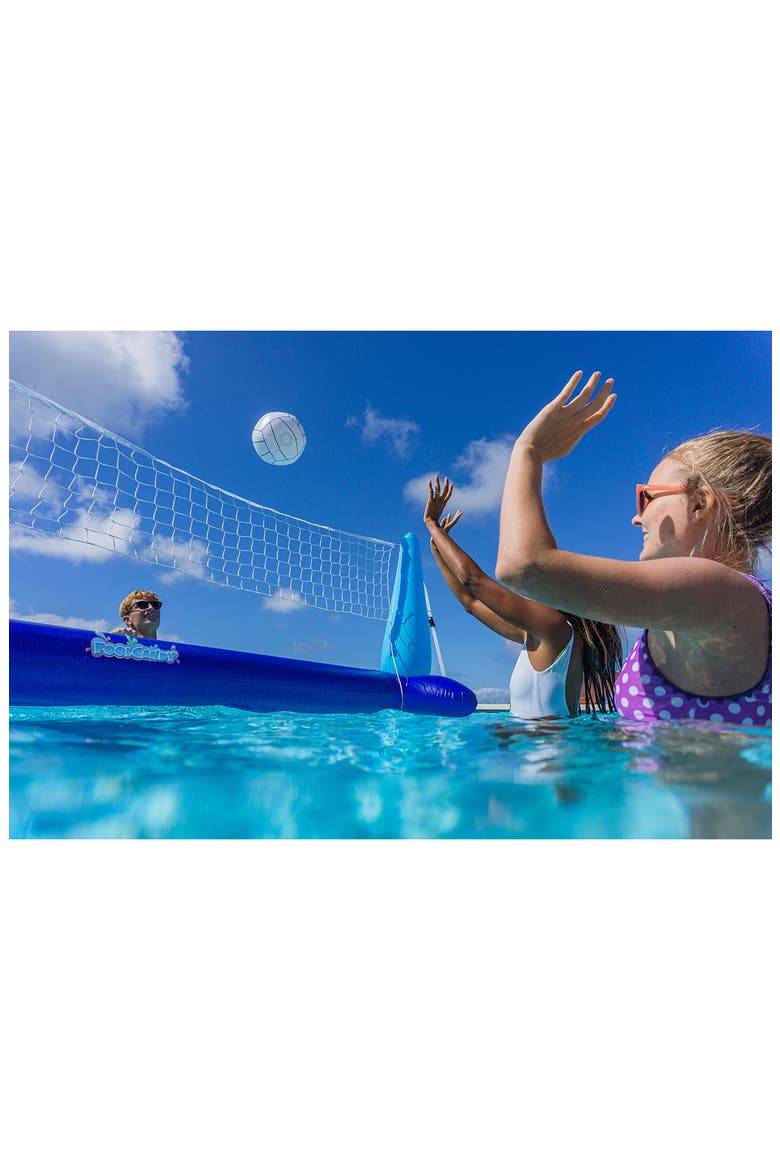 Inflatable Volleyball Net, Alternate, color, BLUE/CORAL