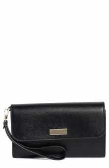 Kate Spade New York kanzie patent leather wristlet wallet