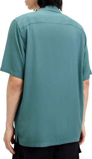 Venice Relaxed Fit Short Sleeve Button-Up Camp Shirt