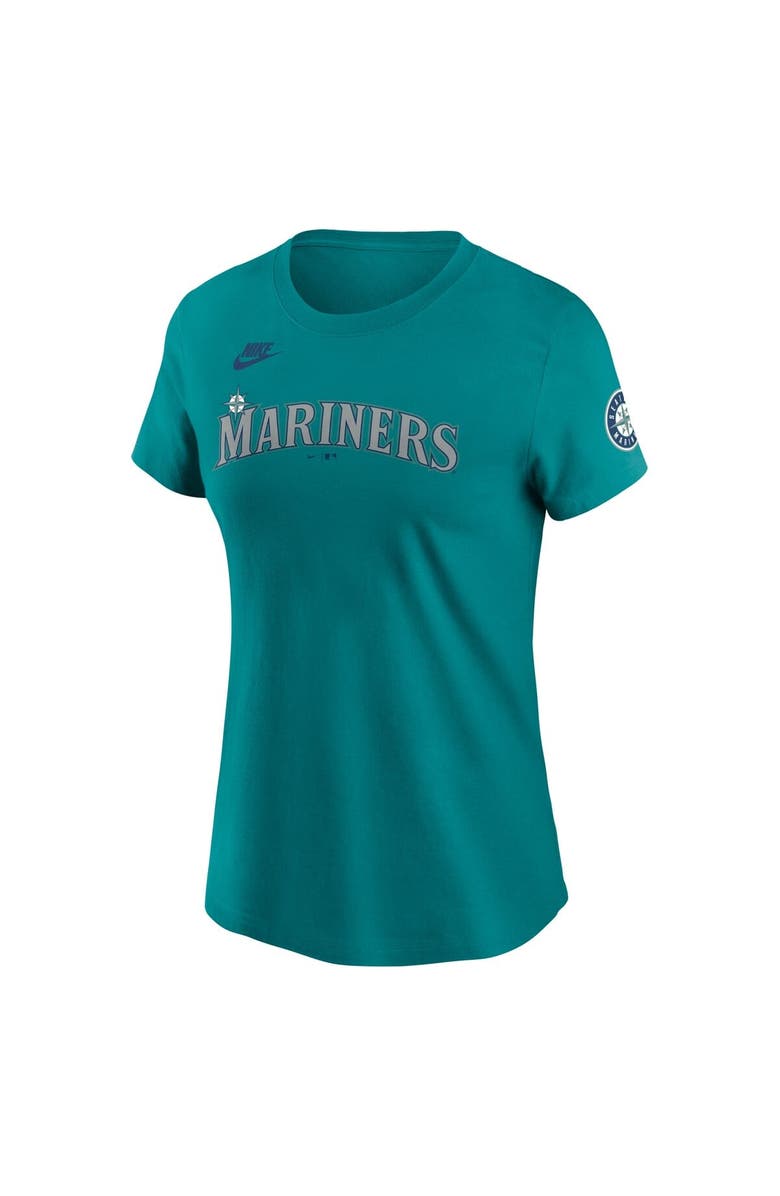 Nike Women's Nike Ken Griffey Jr. Aqua Seattle Mariners Cooperstown Collection Name & Number T-Shirt, Alternate, color, 