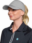 Coolibar Women's Racket Padel Ponytail Cap, UPF 50+ Sun Protection