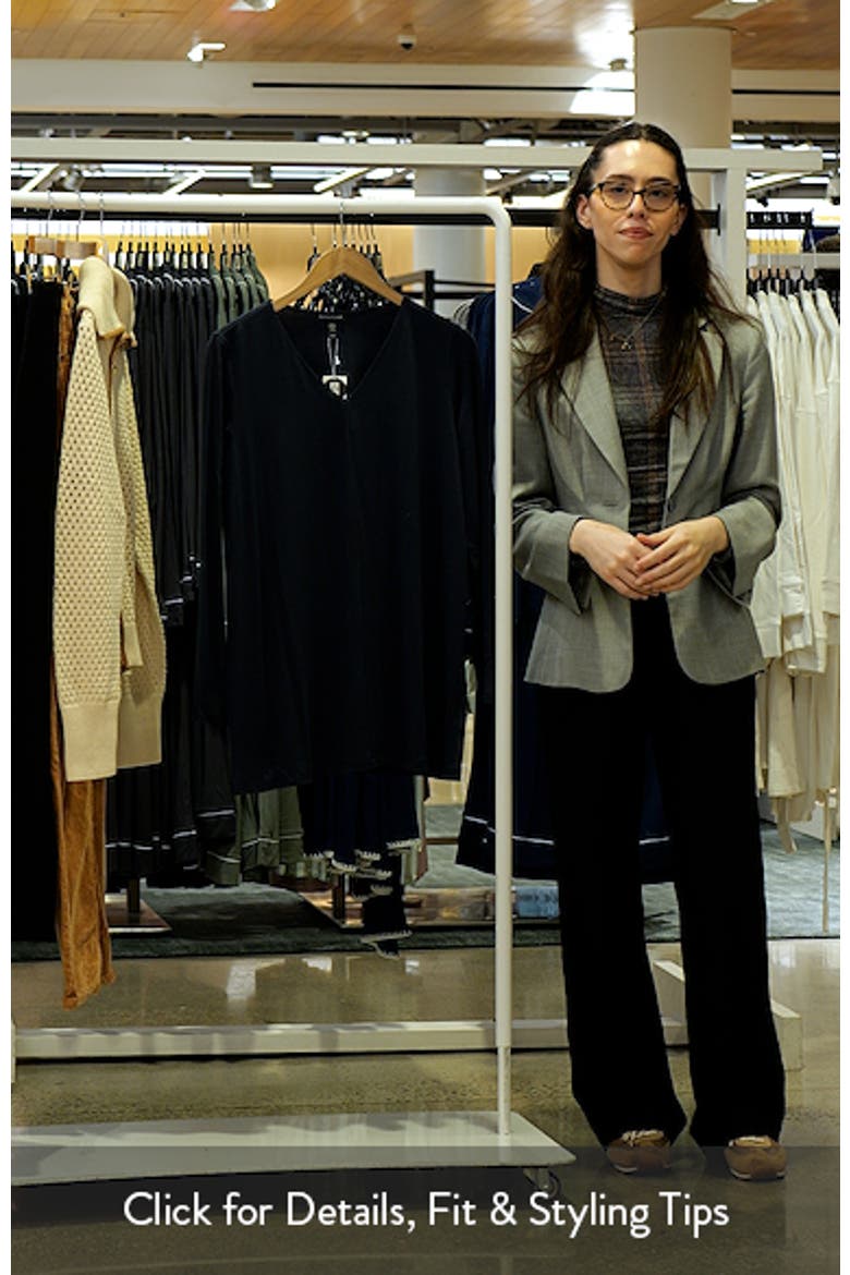 Long Sleeve V-Neck Tunic Top video