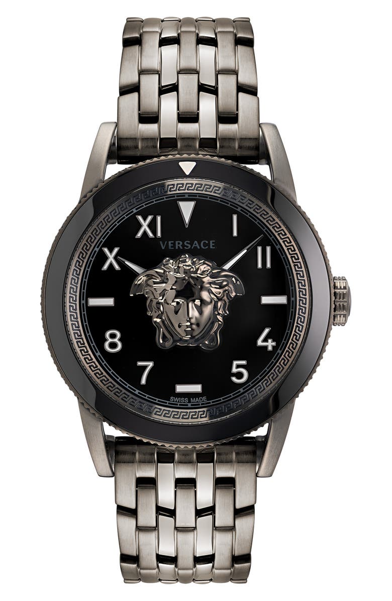 Versace Palazzo Bracelet Watch, 43mm, Main, color, 