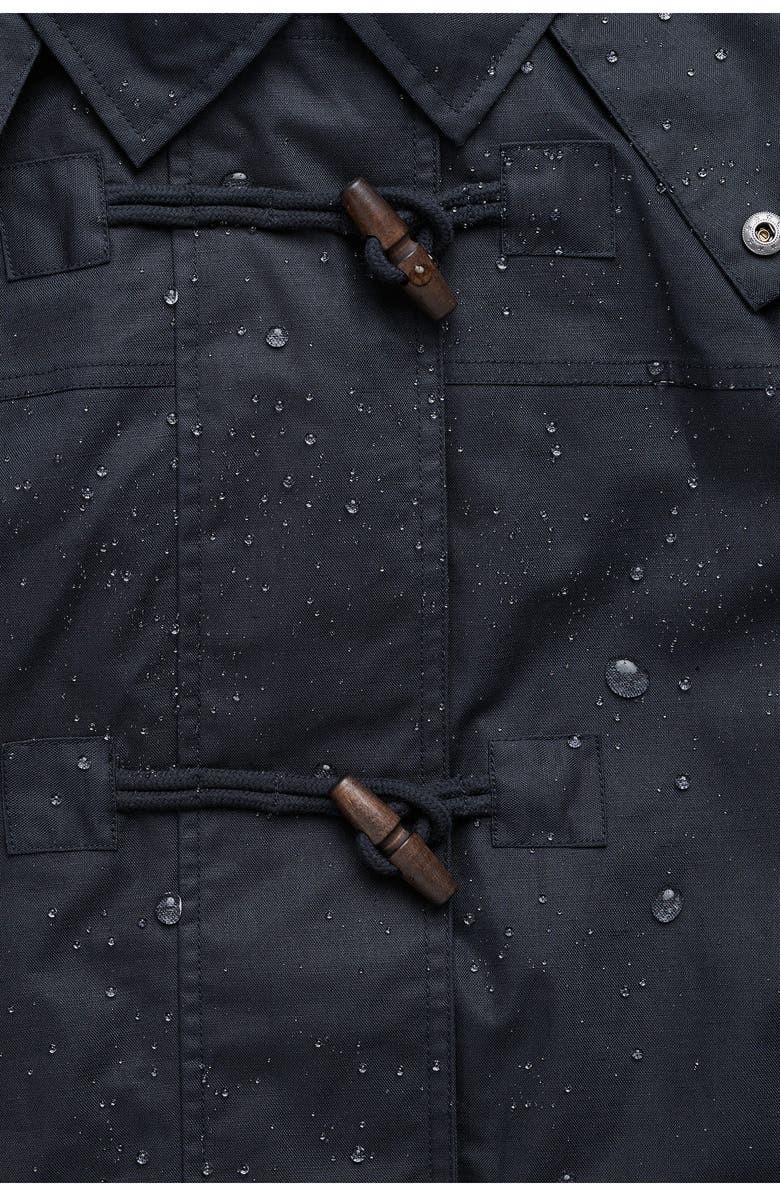 Seasalt Cornwall Sea Drift Waterproof Linen & Cotton Rain Coat, Alternate, color, Inkwell