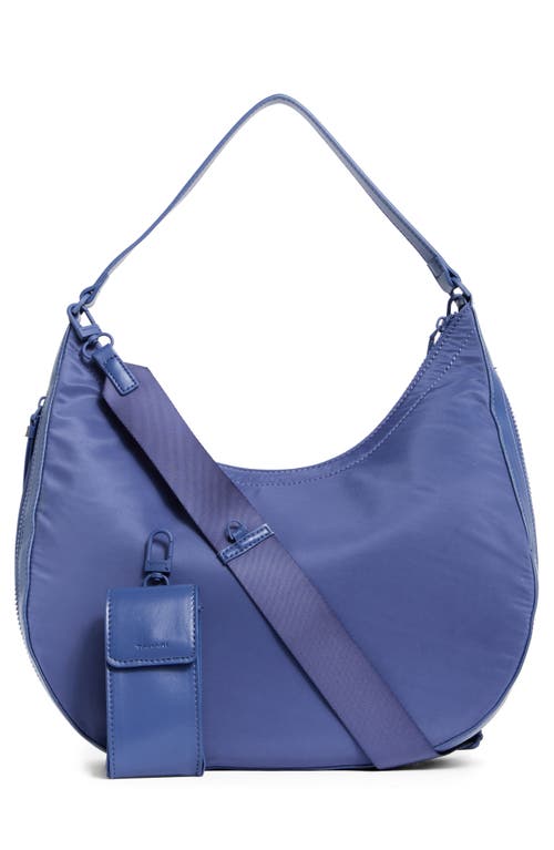 Tahari Minetta Expandable Crescent Bag In Dusk