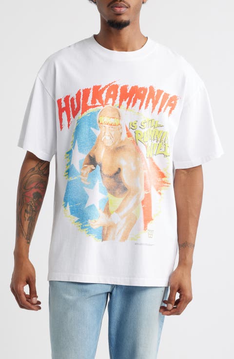 Hulk Hogan® Hulkamania® Cotton Graphic T-Shirt