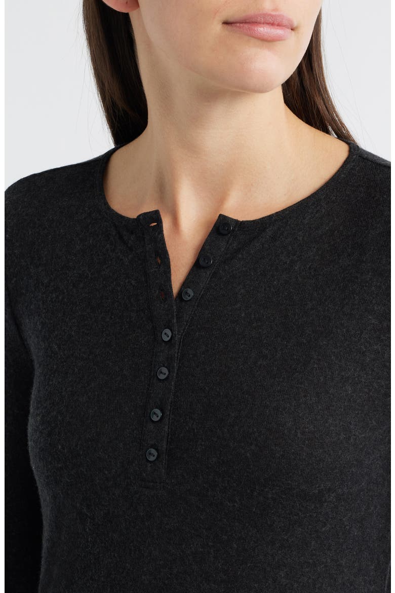 Long Sleeve Henley, Alternate, color, BLACK