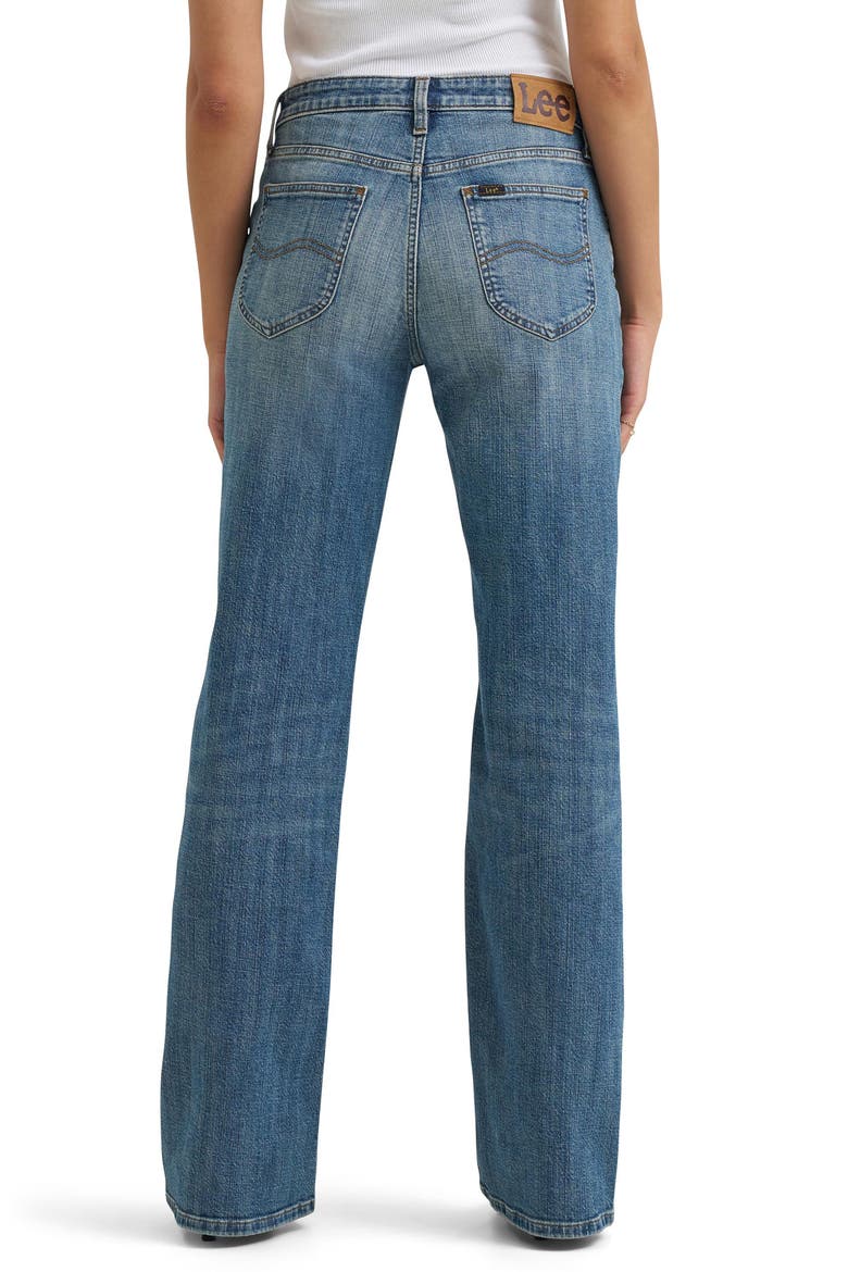 Bow Flare Jeans, Alternate, color, AUTHENTIC LEE