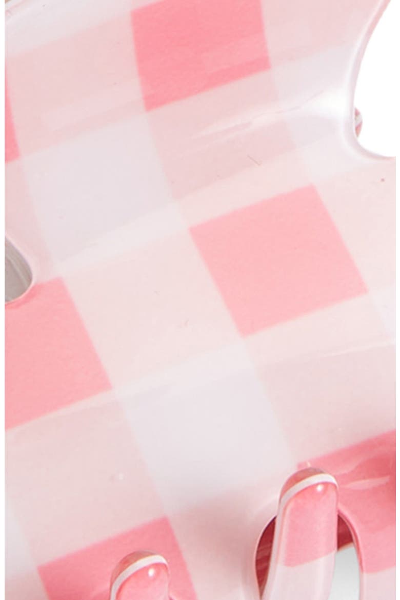 Assorted 3-Pack Gingham Jaw Clips, Alternate, color, GREEN PINK BLACK