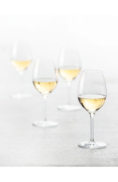 Schott Zwiesel Banquet Set Of 6 White Wine Glasses In Transparent