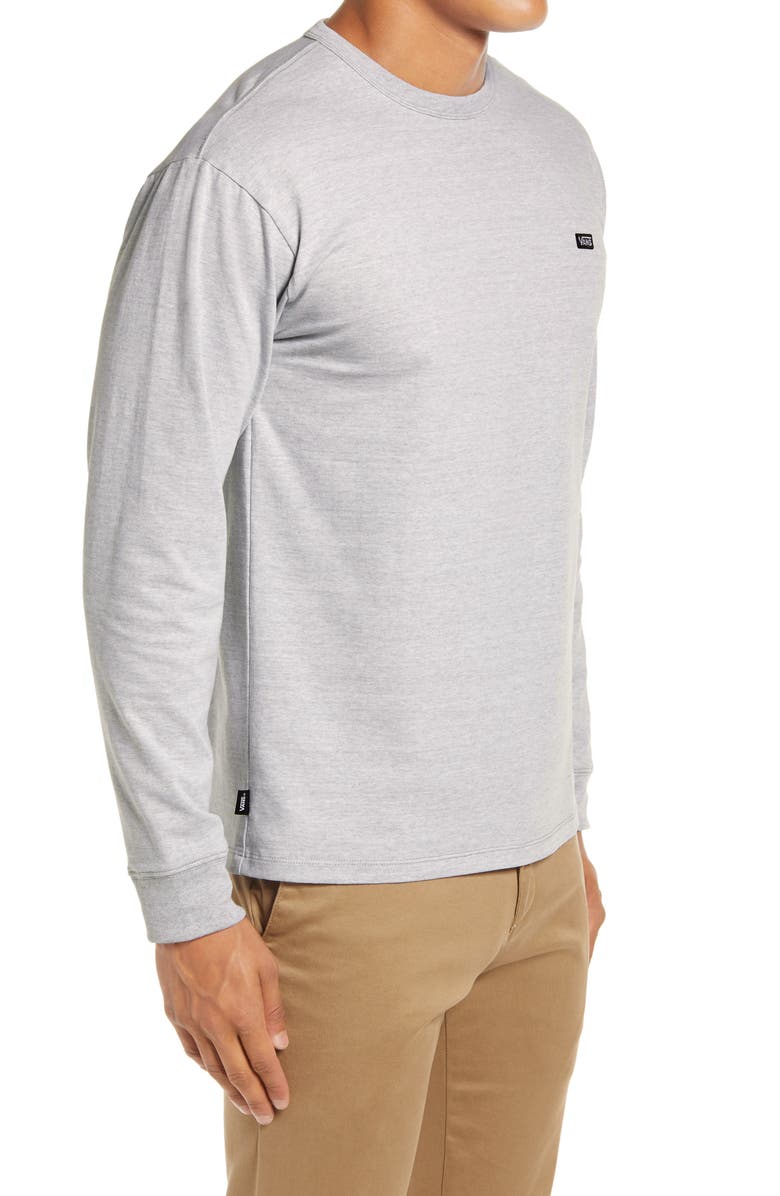 Vans Off The Wall Classic Long Sleeve T-Shirt, Alternate, color, Athletic Heather