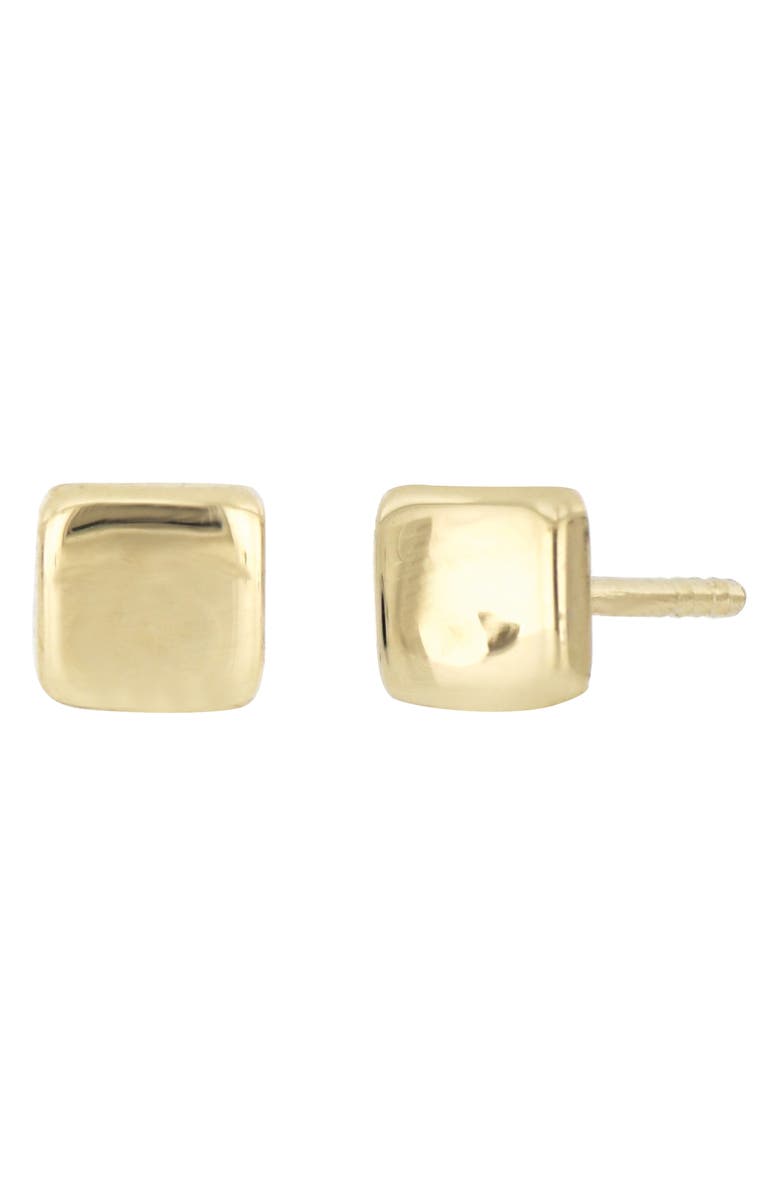 Bony Levy 14K Gold Square Cushion Stud Earrings, Main, color, 