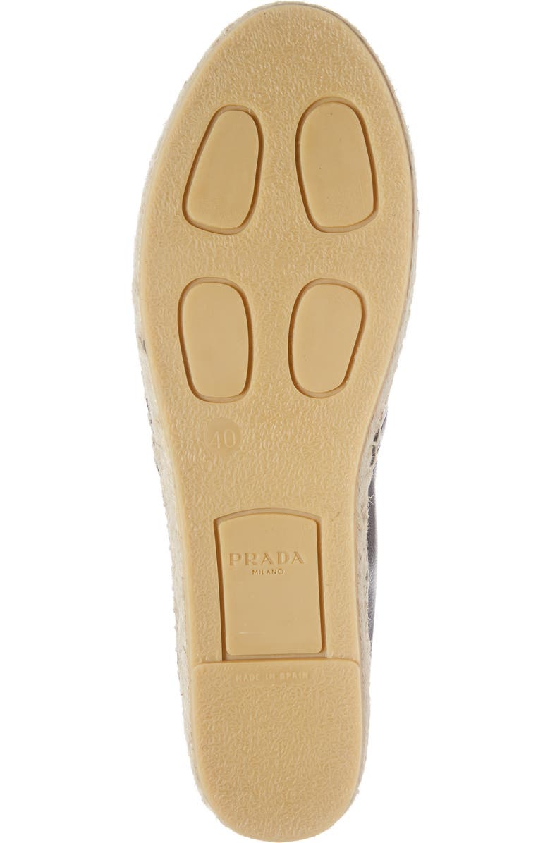 Prada Logo Logo Espadrille, Alternate, color,
