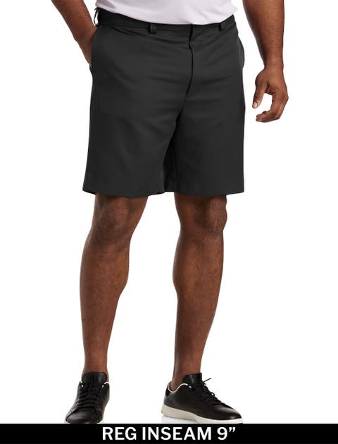 Big & Tall Waist-Relaxer Microfiber Shorts