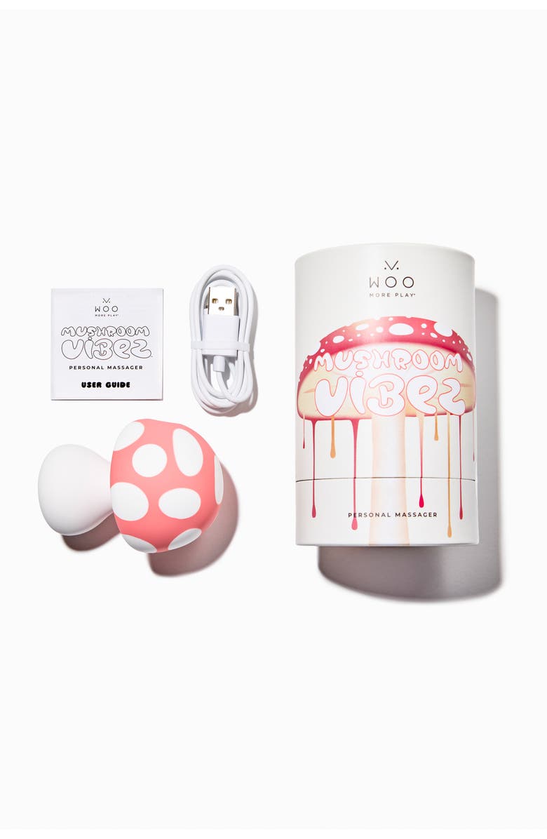 Woo More Play Mushroom Vibrator, Alternate, color, 