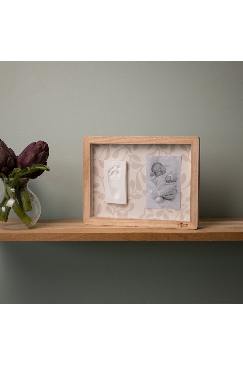 Classic Frame - Baby Handprint & Photo Frame, Newborn Keepsake Gift, Alternate, color, Ivy Grey
