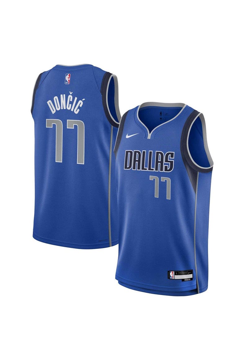 Youth Nike Luka Dončić Blue Dallas Mavericks Swingman Jersey - Icon Edition, Main, color, Blue