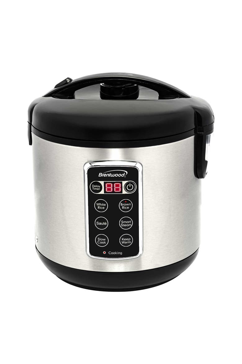 10 Cup 7-Function Smart Rice Multi-Cooker, Main, color, Silver