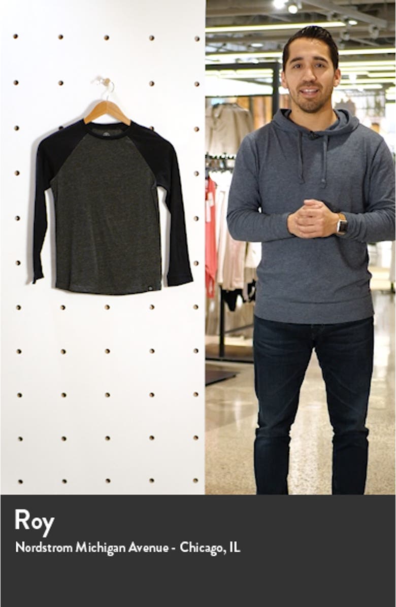 Raglan Sleeve Cotton Blend T-Shirt, sales video thumbnail