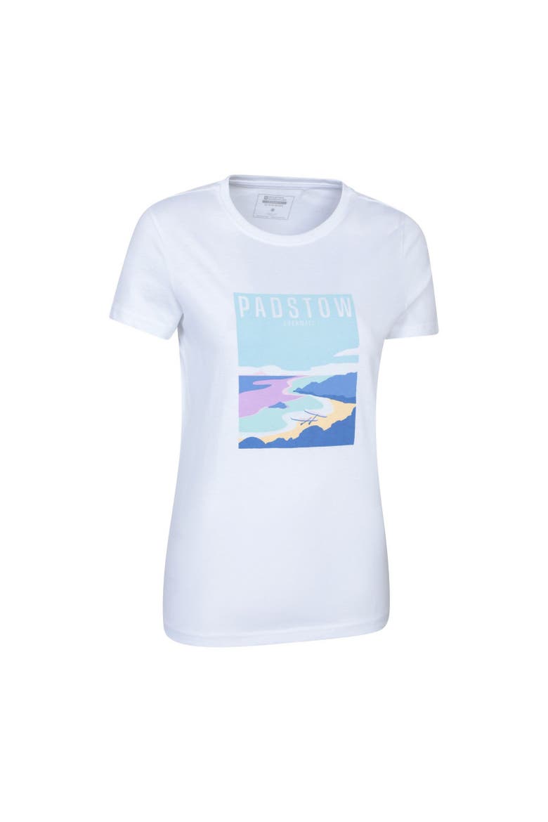 Padstow Short-Sleeved T-Shirt, Alternate, color, White