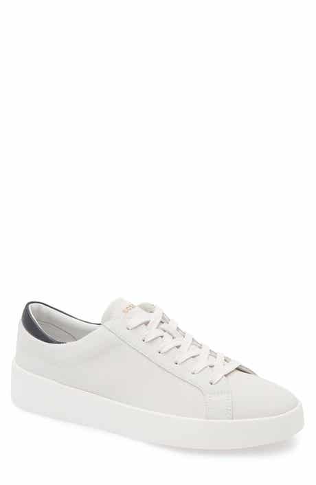 BOSS Belwar Low Top Pebbled Leather Sneaker
