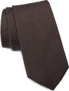 Nordstrom Banyan Solid Silk Jacquard Tie