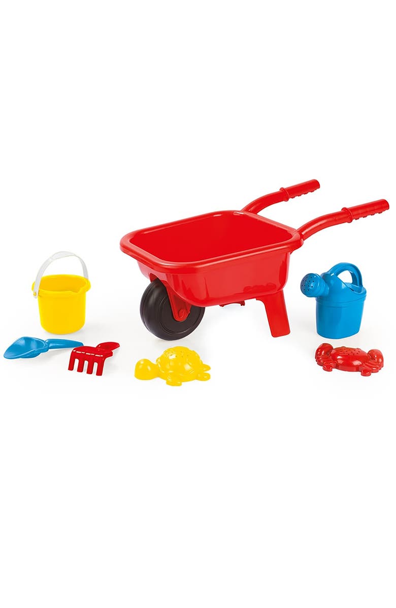 Dolu Wheelbarrow Beach Set, Ages 3+, Main, color, Multicolored