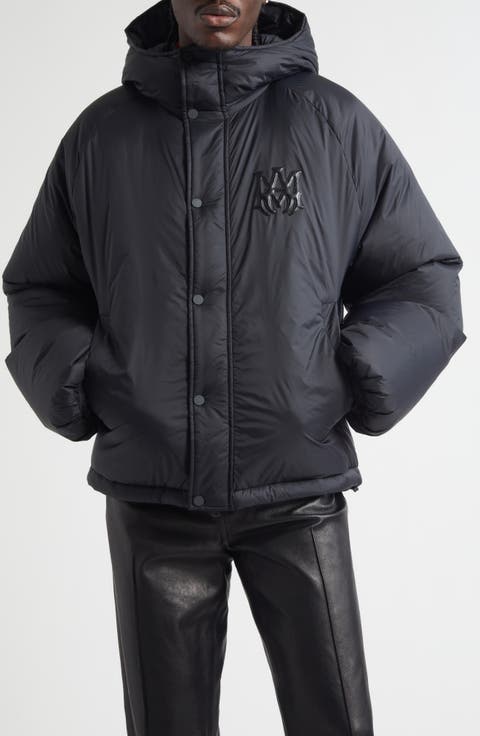 Logo Hooded Puffer Jacket