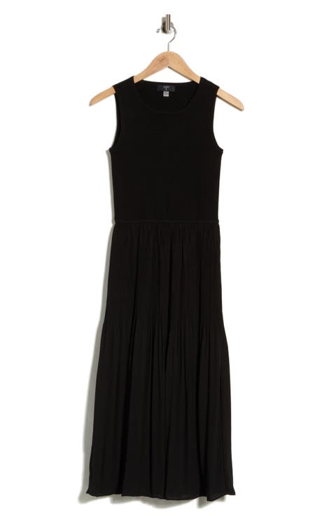 Mixed Media Midi Dress