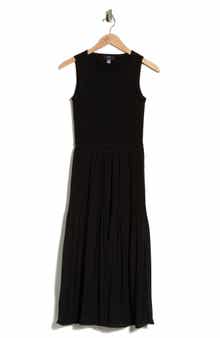 Mixed Media Midi Dress