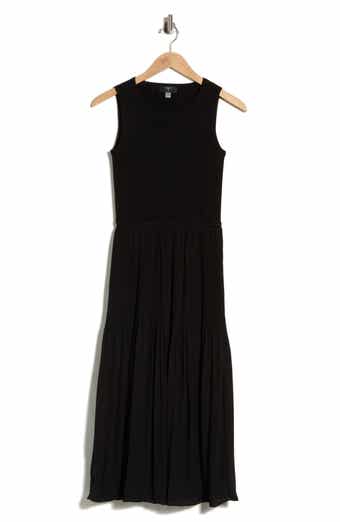 Mixed Media Midi Dress