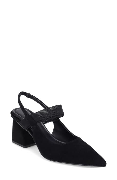 Imelde Slingback Pointed Toe Mary Jane Pump