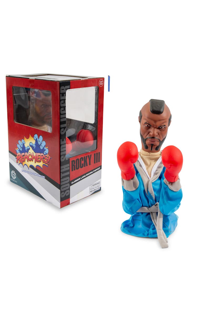Rocky Reachers Clubber Lang 13-Inch Boxing Puppet Toy | Toynk Exclusive, Alternate, color, Blue