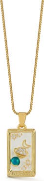 SPHERA MILANO The World Tag Pendant Necklace