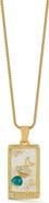 SPHERA MILANO The World Tag Pendant Necklace