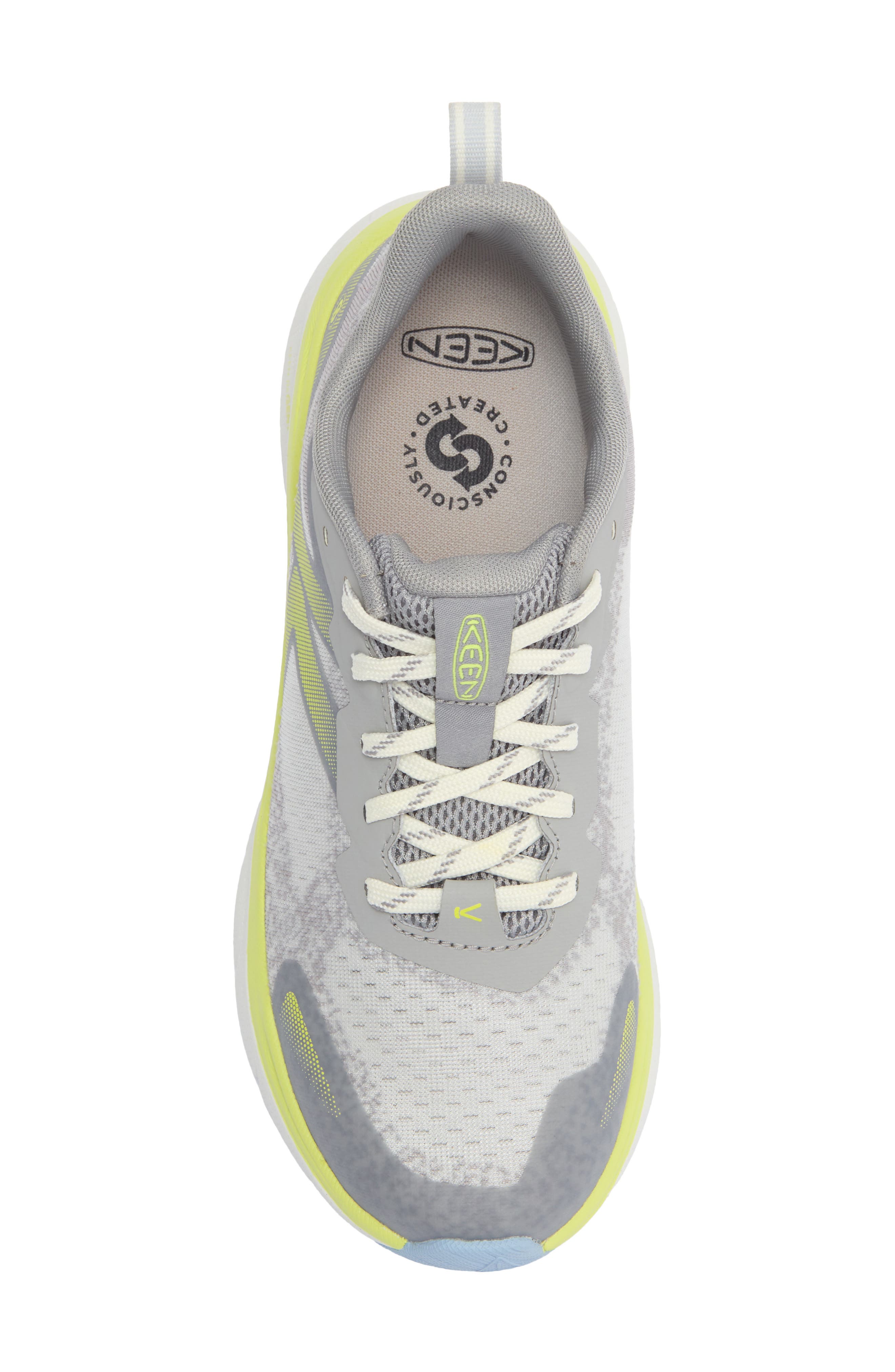 KEEN Leiki Speed Hiking Sneaker, Alternate, color, Alloy/ Daiquiri Green