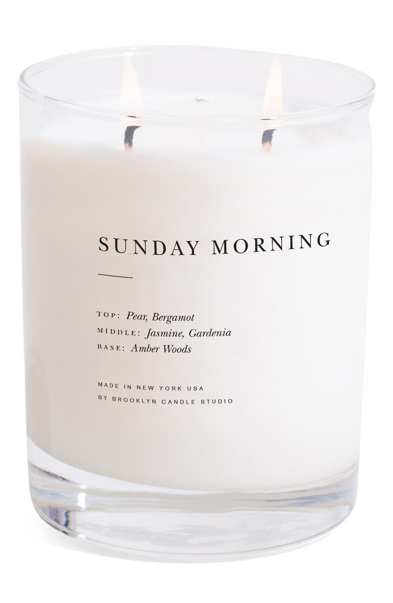BROOKLYN CANDLE STUDIO Sunday Morning Classic 2-Wick Candle, Main, color, Sunday Morning