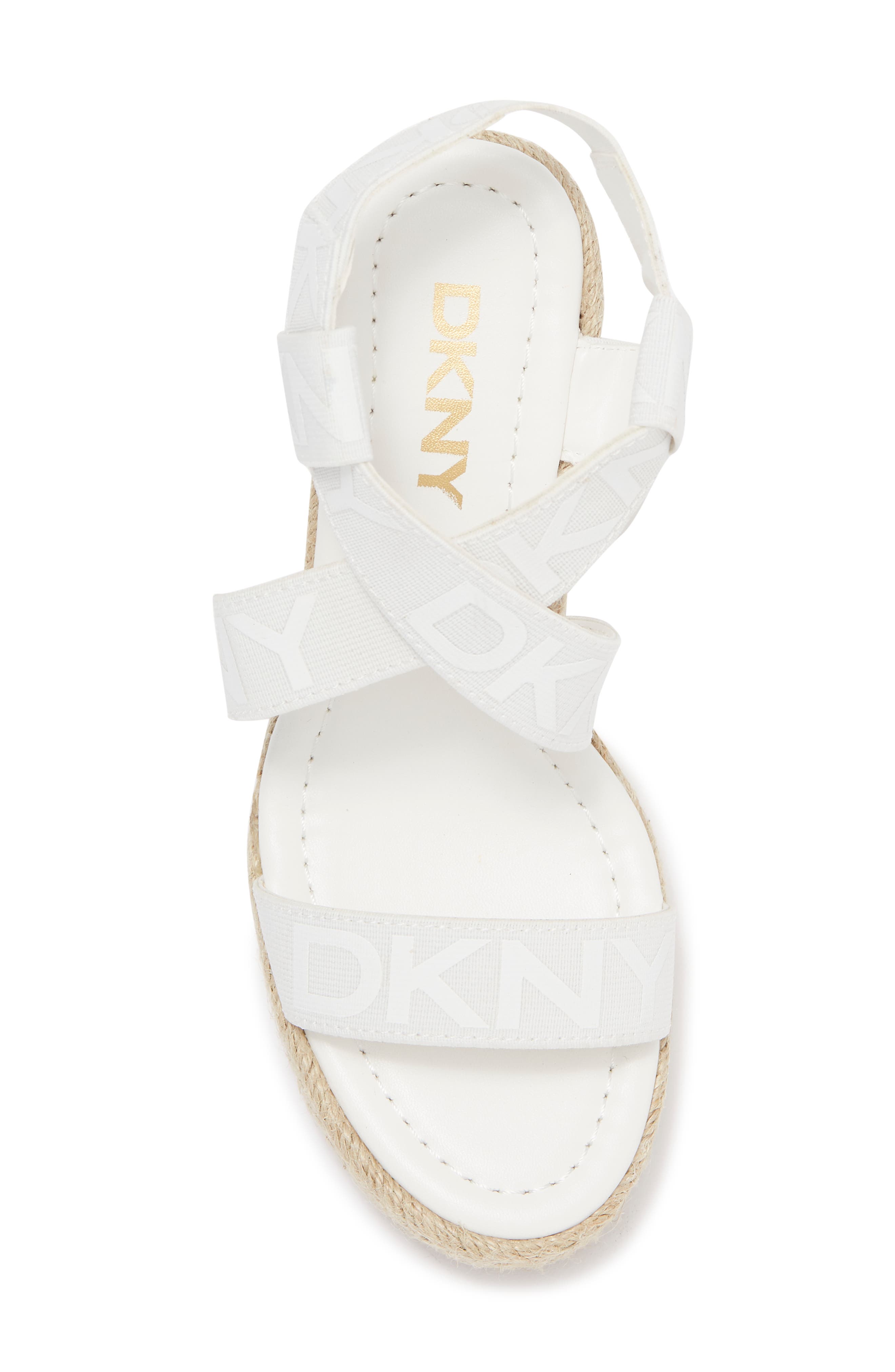 DKNY Carter Platform Wedge Sandal, Alternate, color, 