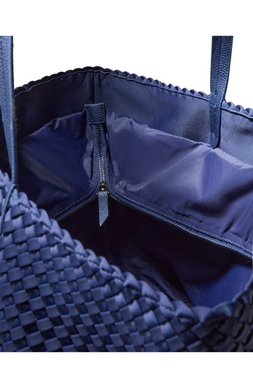 Shop Naghedi Jetsetter Large Tote In Ink Blue
