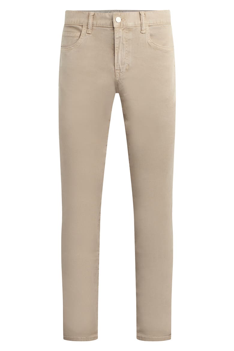 The Asher Slim Fit Five-Pocket Twill Pants, Alternate, color, COBBLESTONE