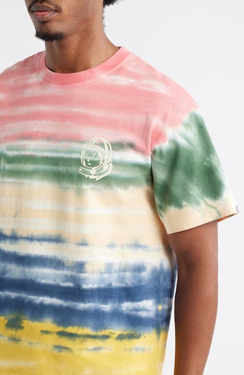 Billionaire Boys Club Island Tie Dye Stripe Graphic T-shirt In Multi