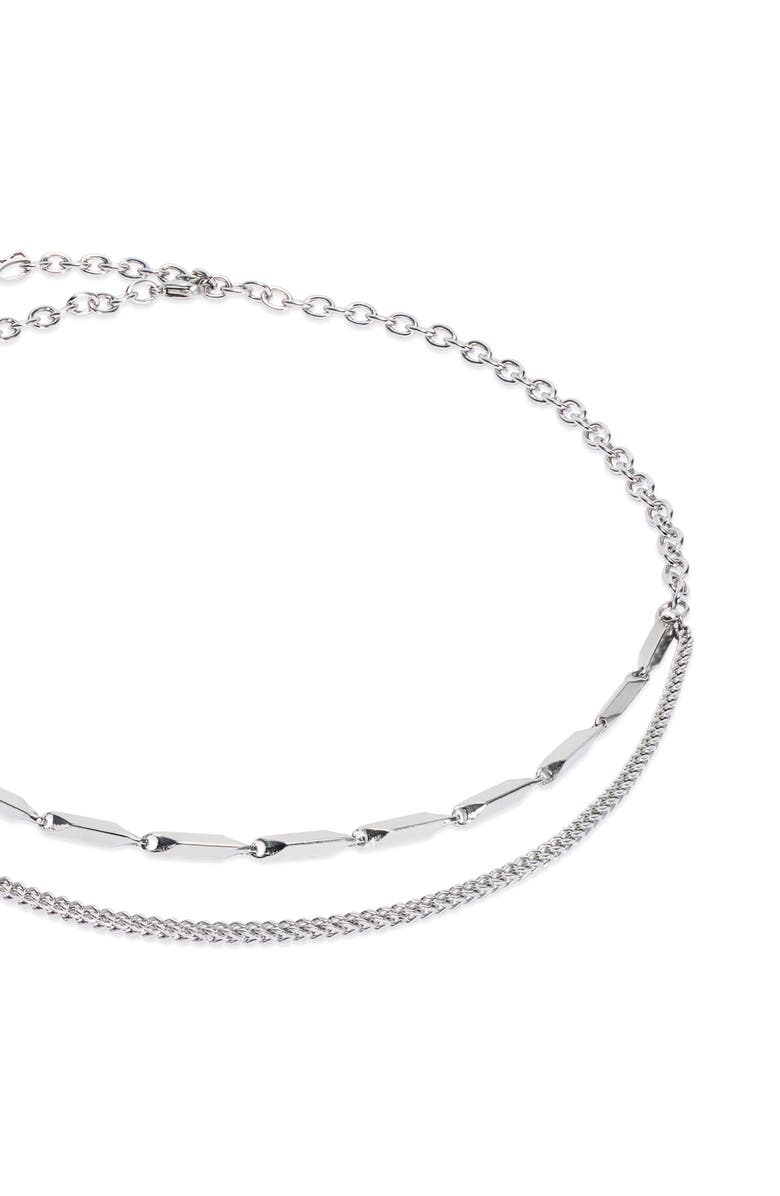COEUR DE LION Twisted Layers Necklace, Alternate, color, Silver