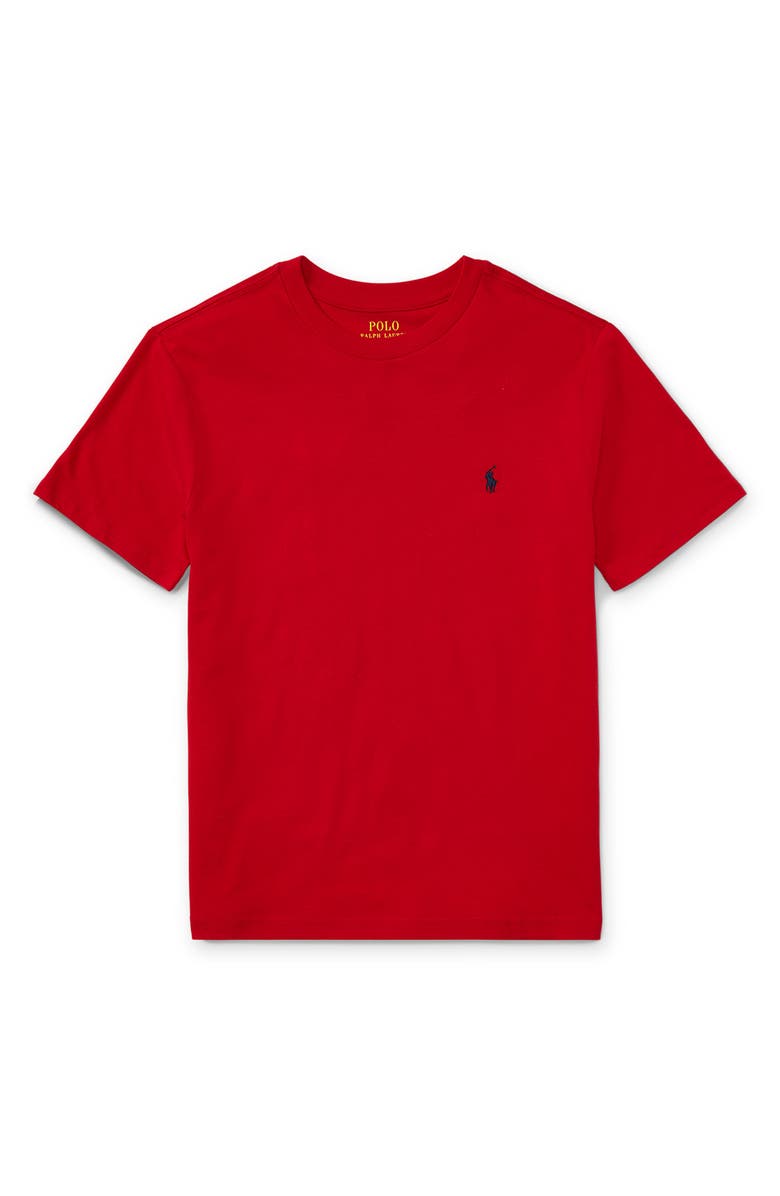 Polo Ralph Lauren Kids' Cotton Jersey T-Shirt, Main, color, Rl Red