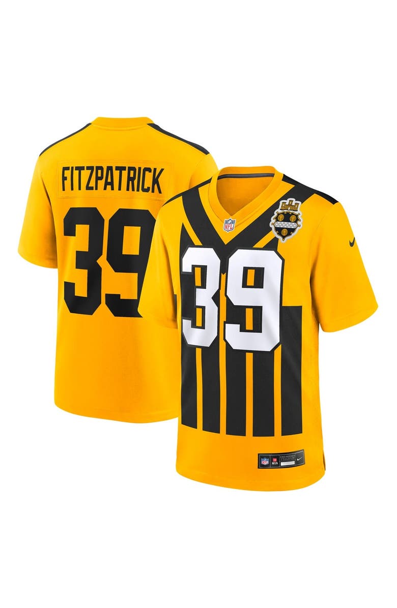Nike Men's Nike Minkah Fitzpatrick Gold Pittsburgh Steelers Alternate Game Jersey, Main, color, Gold
