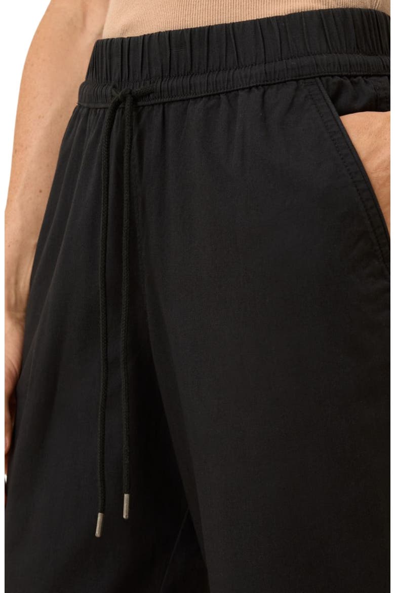 Organic Cotton Daily Twill Drawstring Pant, Alternate, color, Black