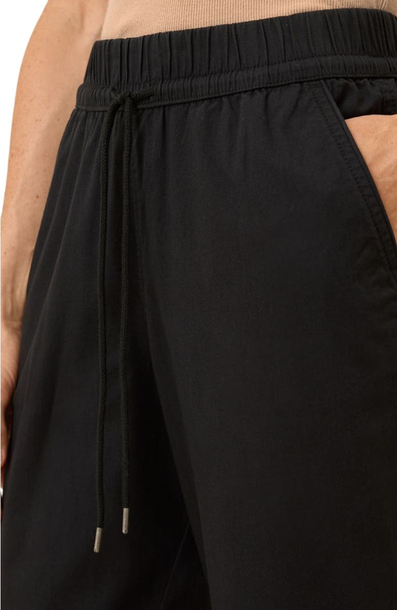 Pact Organic Cotton Daily Twill Drawstring Pant, Alternate, color, Black