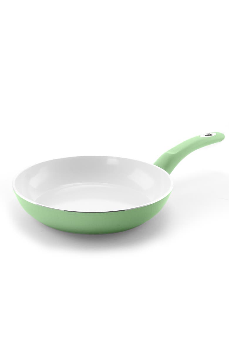 Gibson Home Plaza Cafe 7 Piece Essential Core Aluminum Cookware Set, Alternate, color, Green