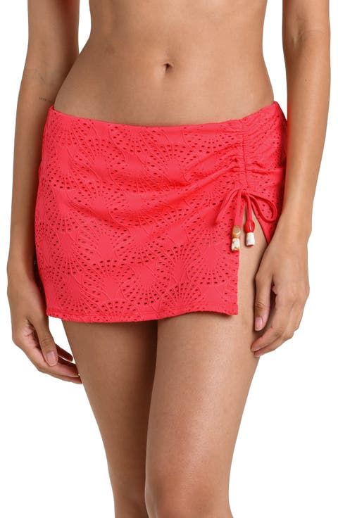 Shellbound Eyelet Swim Skirt