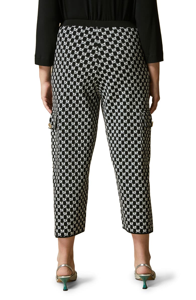 Marina Rinaldi Ubertoso Crop Trousers, Alternate, color, 